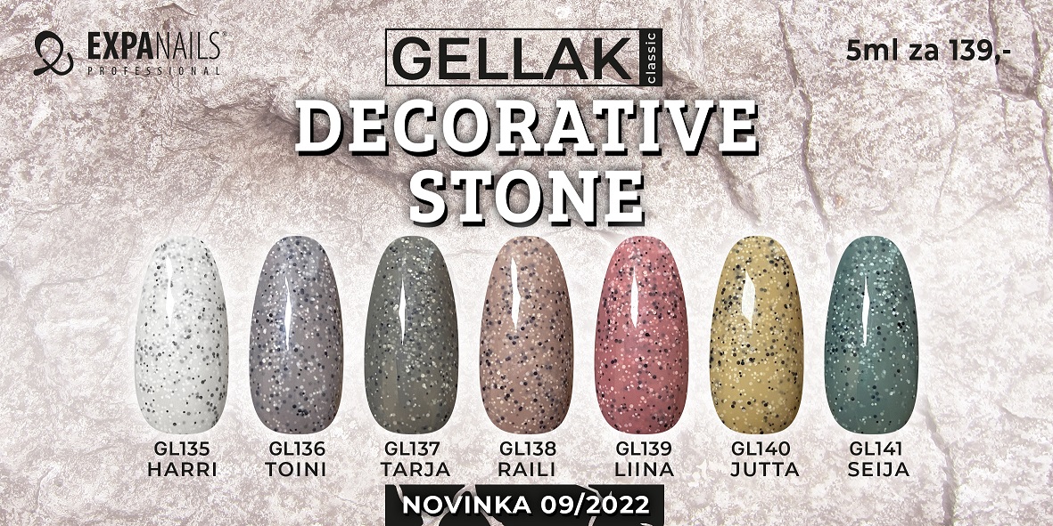 Gel laky Decorative Stone
