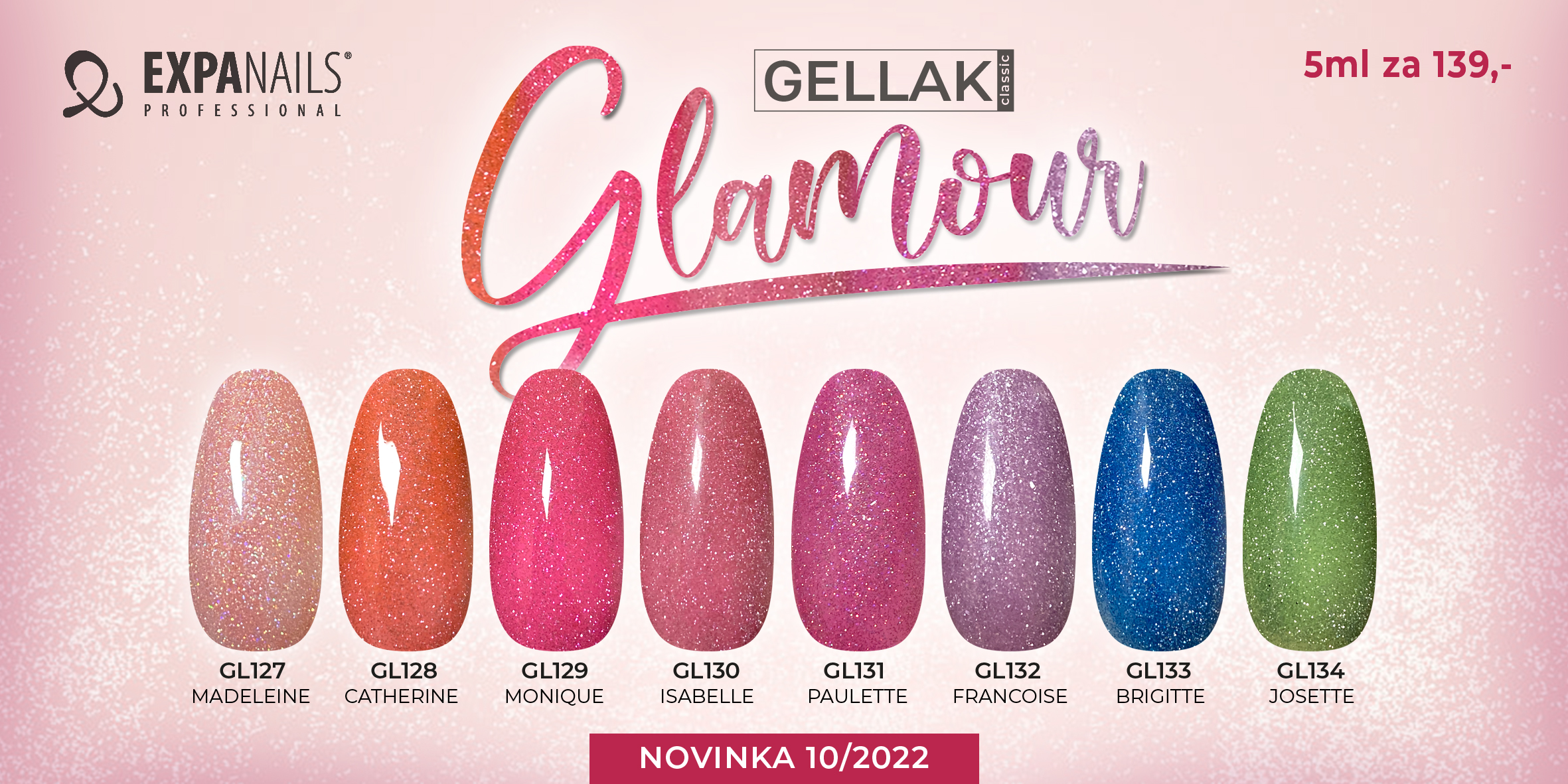 Gel laky Clasic -  Glamour